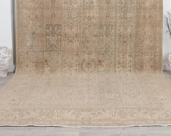 Multicolor Turkish Oushak Rug 12' 6" x 8' 8" Hand-Knotted | No. VR14018
