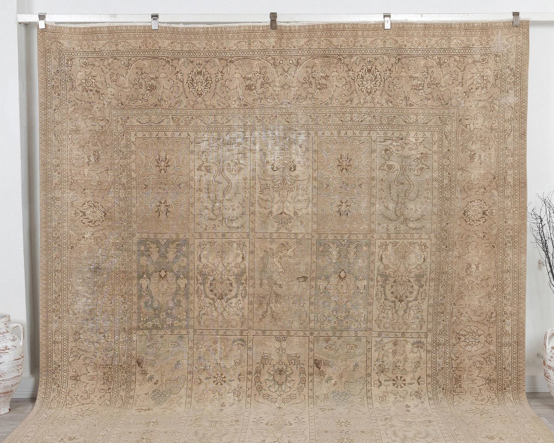 Multicolor Turkish Oushak Rug 12' 6" x 8' 8" Hand-Knotted | No. VR14018