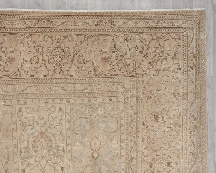 Multicolor Turkish Oushak Rug 12' 6" x 8' 8" Hand-Knotted | No. VR14018