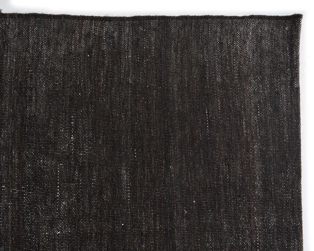 Brown Turkish Kilim Rug 6' 11" x 9' 4" Flat-Weave | No. VR14024