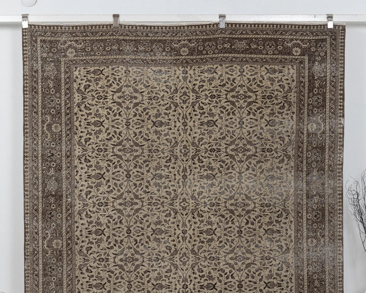 Multicolor Turkish Oushak Rug 6' 6" x 9' 9" Hand-Knotted | No. VR14181