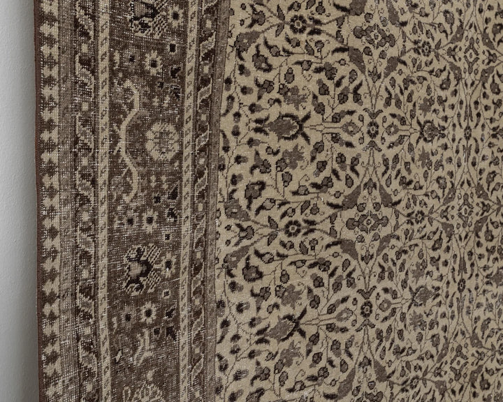 Multicolor Turkish Oushak Rug 6' 6" x 9' 9" Hand-Knotted | No. VR14181
