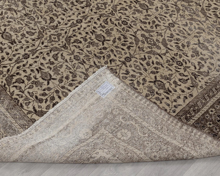 Multicolor Turkish Oushak Rug 6' 6" x 9' 9" Hand-Knotted | No. VR14181