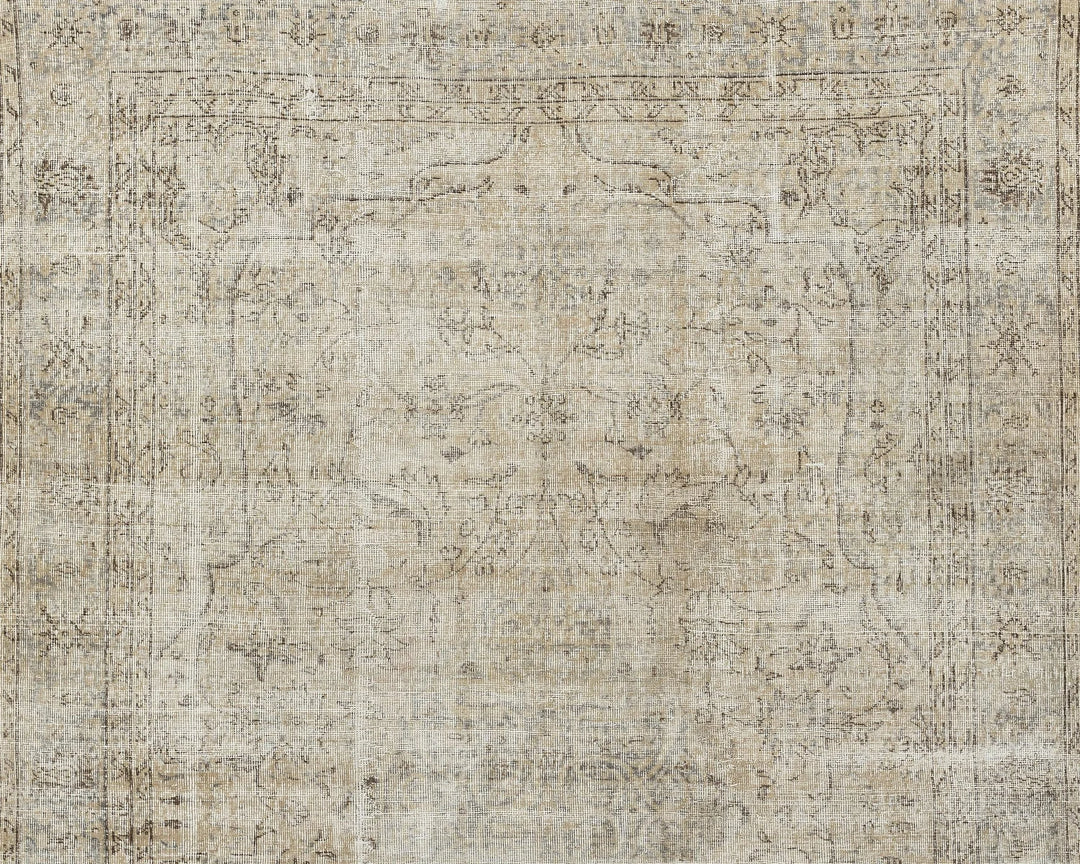 Multicolor Turkish Oushak Rug 6' 5" x 9' 11" Hand-Knotted | No. VR14217