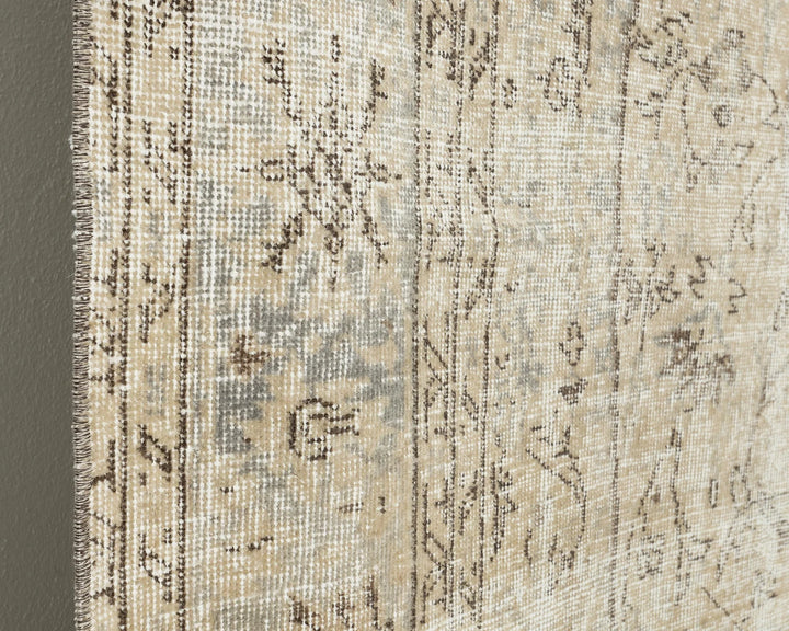 Multicolor Turkish Oushak Rug 6' 5" x 9' 11" Hand-Knotted | No. VR14217
