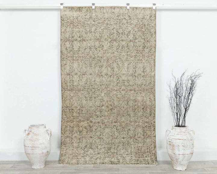 Multicolor Turkish Oushak Rug 6'11" x 4' Hand-Knotted | No. VR14295