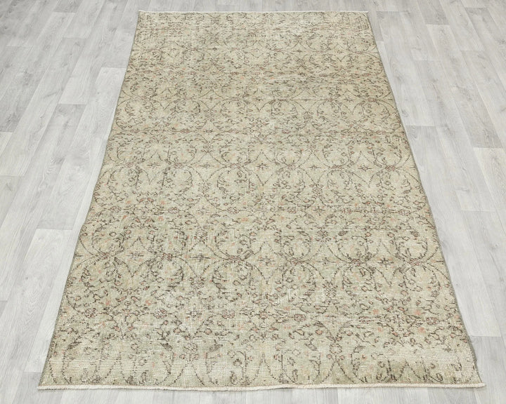 Multicolor Turkish Oushak Rug 6'11" x 4' Hand-Knotted | No. VR14295