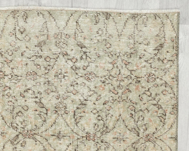 Multicolor Turkish Oushak Rug 6'11" x 4' Hand-Knotted | No. VR14295