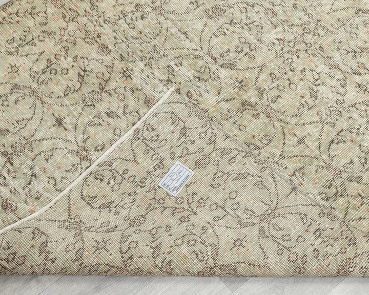 Multicolor Turkish Oushak Rug 6'11" x 4' Hand-Knotted | No. VR14295