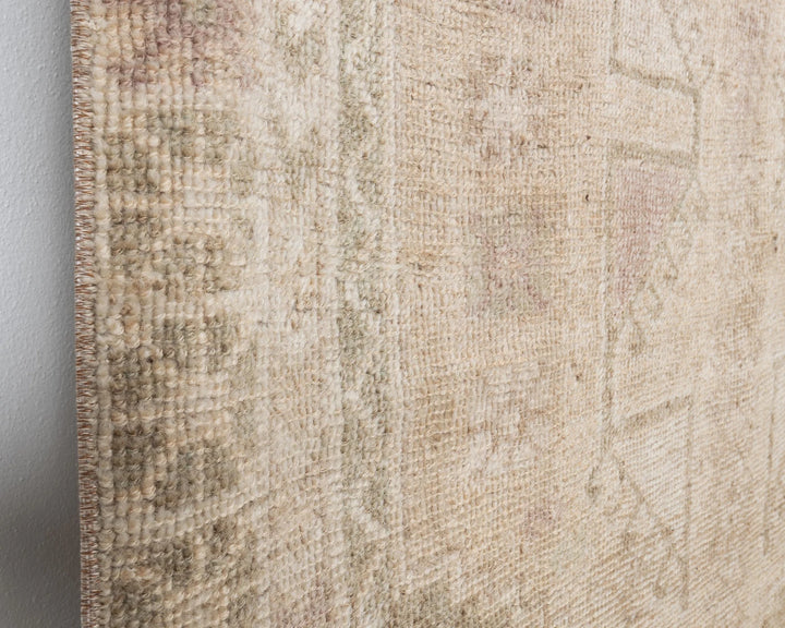 Multicolor Turkish Oushak Rug 4' 3" x 10' 1" Hand-Knotted | No. VR14451