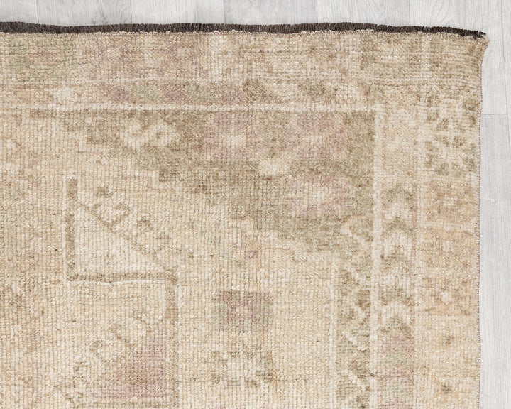 Multicolor Turkish Oushak Rug 4' 3" x 10' 1" Hand-Knotted | No. VR14451