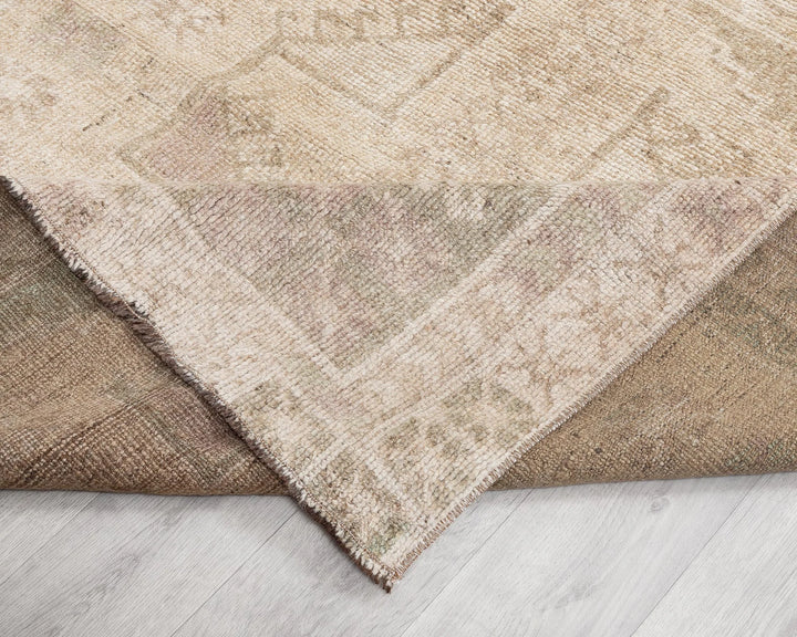 Multicolor Turkish Oushak Rug 4' 3" x 10' 1" Hand-Knotted | No. VR14451