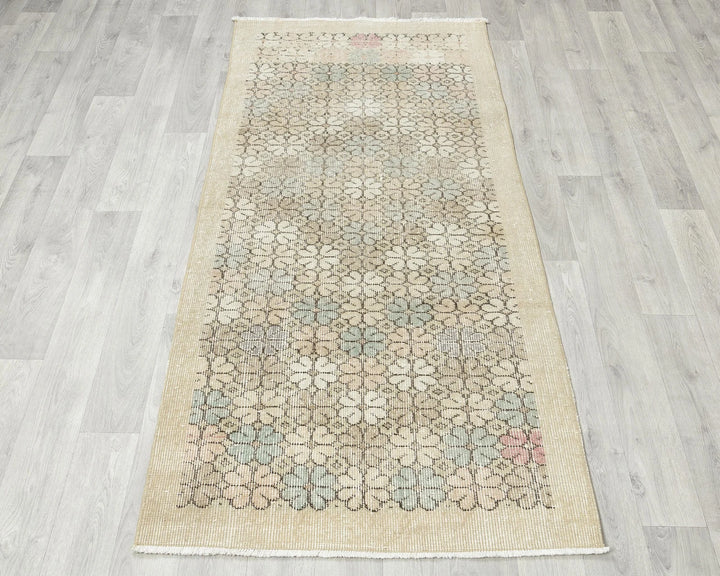 Multicolor Turkish Oushak Rug 3' 4" x 5' 10" Hand-Knotted | No. VR14455