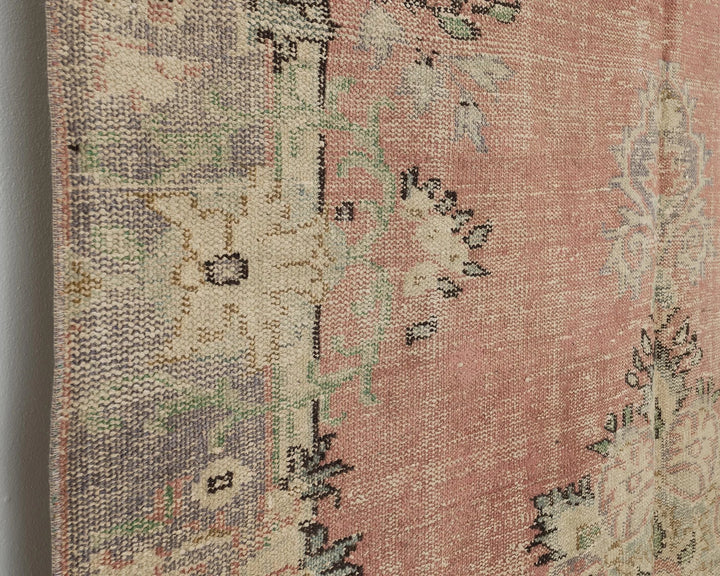 Multicolor Turkish Oushak Rug 5'10" x 8'6" Hand-Knotted | No. VR14511
