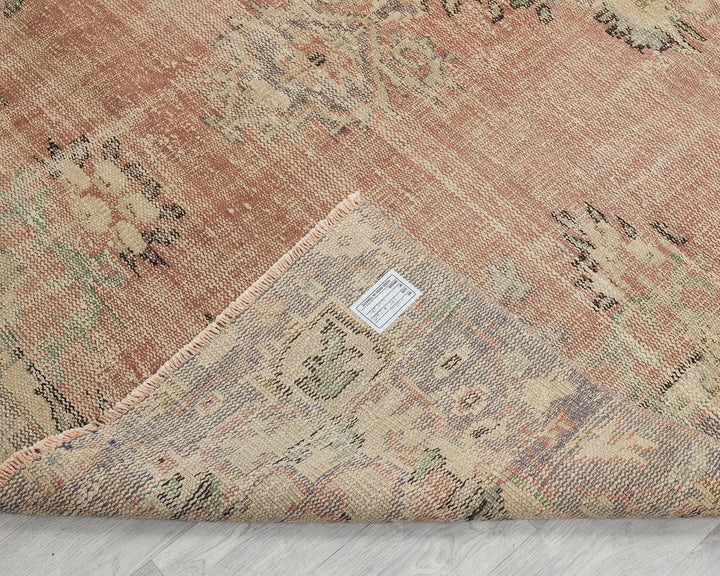 Multicolor Turkish Oushak Rug 5'10" x 8'6" Hand-Knotted | No. VR14511