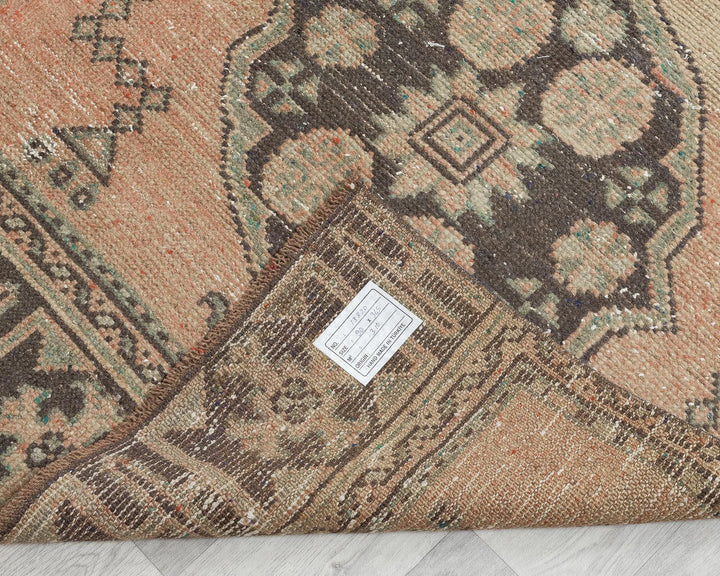 Multicolor Turkish Oushak Rug 3' x 11' 4" Hand-Knotted | No. VR14562