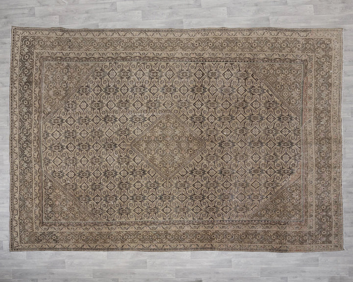 Multicolor Turkish Oushak Rug 9' 1" x 12' 7" Hand-Knotted | No. VR14624