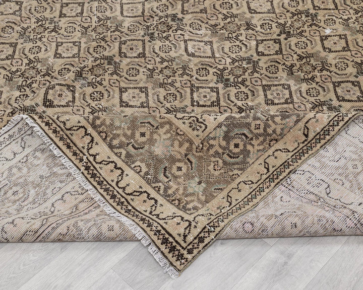 Multicolor Turkish Oushak Rug 9' 1" x 12' 7" Hand-Knotted | No. VR14624