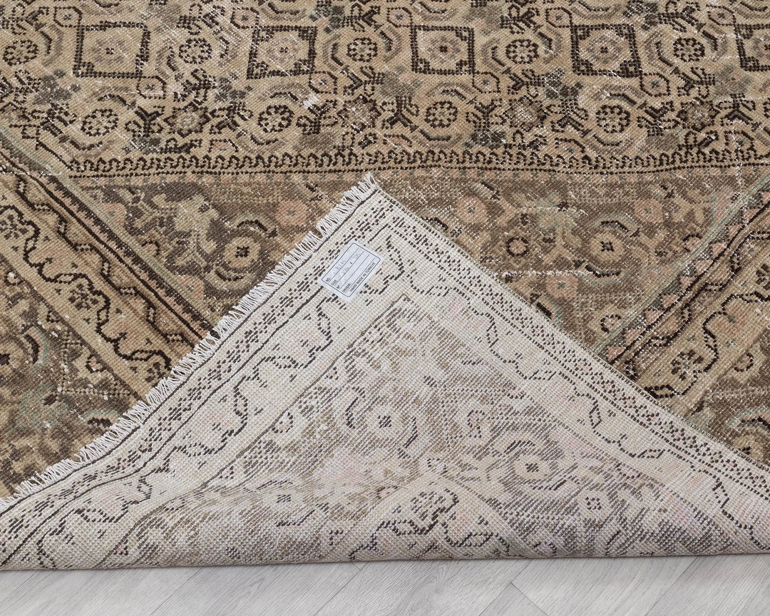 Multicolor Turkish Oushak Rug 9' 1" x 12' 7" Hand-Knotted | No. VR14624