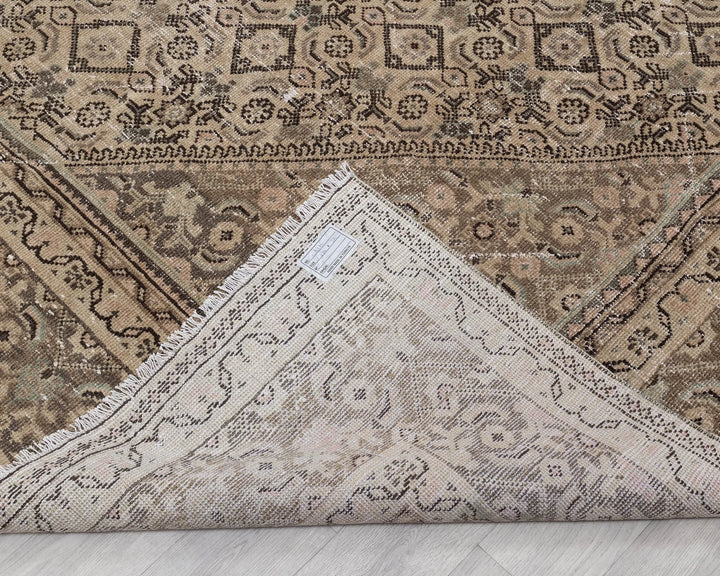 Multicolor Turkish Oushak Rug 9' 1" x 12' 7" Hand-Knotted | No. VR14624