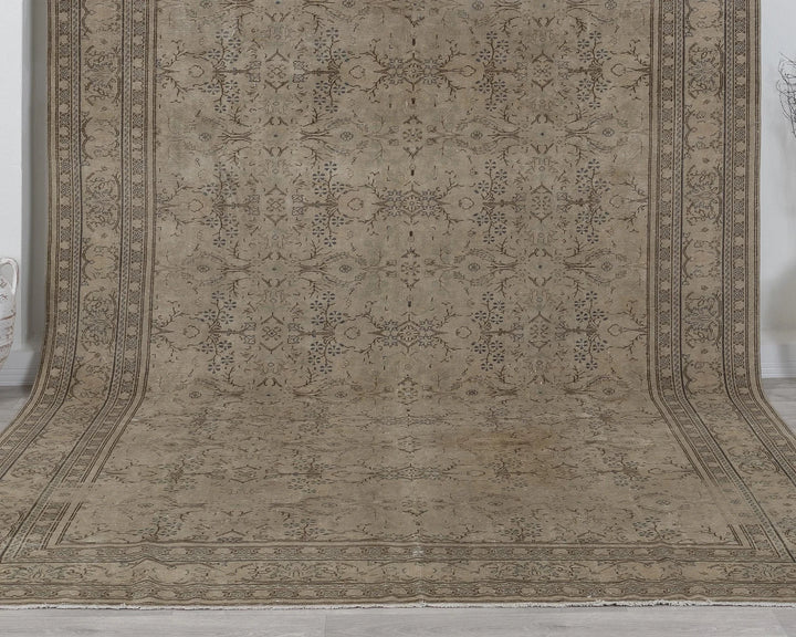 Multicolor Turkish Vintage Rug 8' 6" x 11' 4" Hand-Knotted | No. VR14638