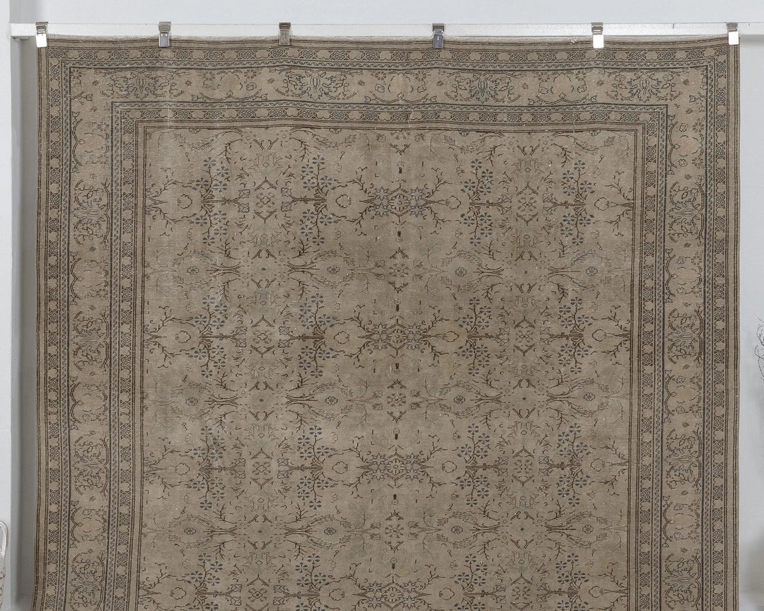 Multicolor Turkish Vintage Rug 8' 6" x 11' 4" Hand-Knotted | No. VR14638