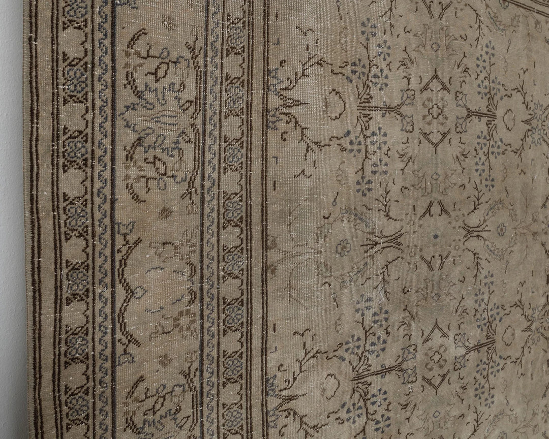 Multicolor Turkish Vintage Rug 8' 6" x 11' 4" Hand-Knotted | No. VR14638