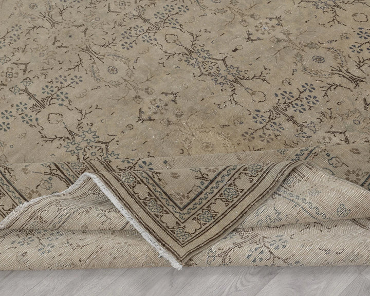 Multicolor Turkish Vintage Rug 8' 6" x 11' 4" Hand-Knotted | No. VR14638