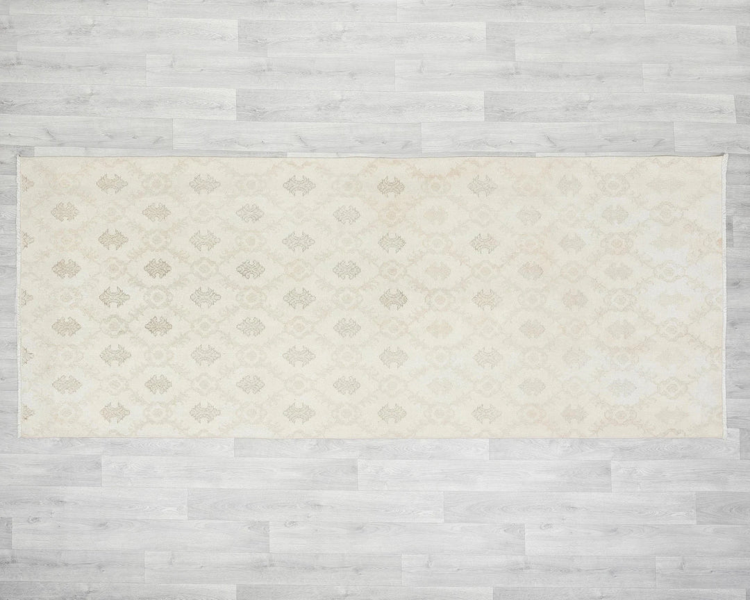 Multicolor Turkish Oushak Rug 3' 8" x 9' Hand-Knotted | No. VR14799