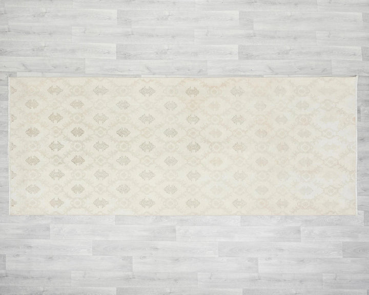 Multicolor Turkish Oushak Rug 3' 8" x 9' Hand-Knotted | No. VR14799