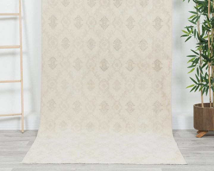 Multicolor Turkish Oushak Rug 3' 8" x 9' Hand-Knotted | No. VR14799