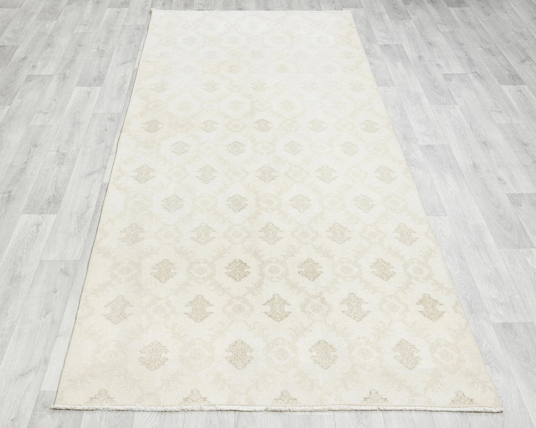 Multicolor Turkish Oushak Rug 3' 8" x 9' Hand-Knotted | No. VR14799