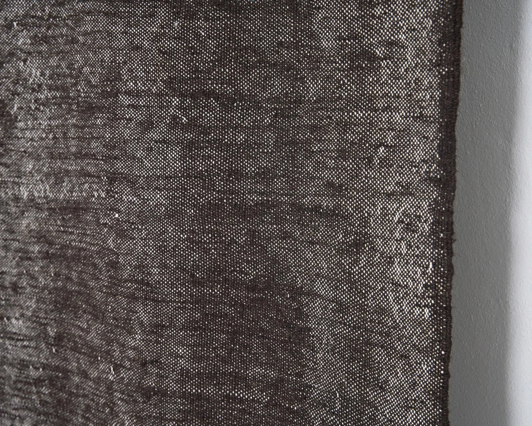 Brown Turkish Kilim Rug 6'9" x 9'10" Flat-Weave | No. VR14889