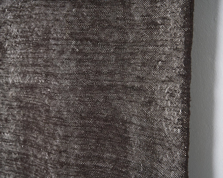 Brown Turkish Kilim Rug 6'9" x 9'10" Flat-Weave | No. VR14889