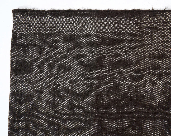 Brown Turkish Kilim Rug 6'9" x 9'10" Flat-Weave | No. VR14889