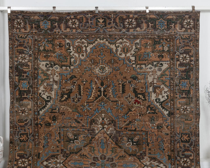 Multicolor Turkish Oushak Rug 8' 4" x 12' 2" Hand-Knotted | No. VR15251