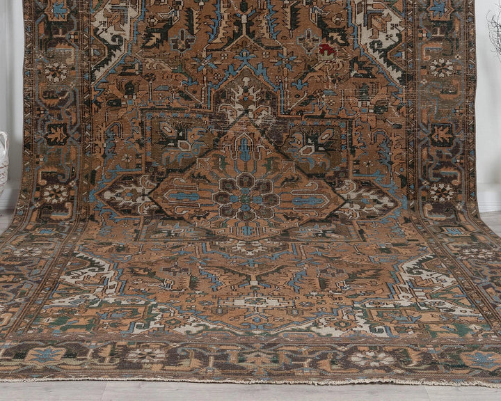 Multicolor Turkish Oushak Rug 8' 4" x 12' 2" Hand-Knotted | No. VR15251