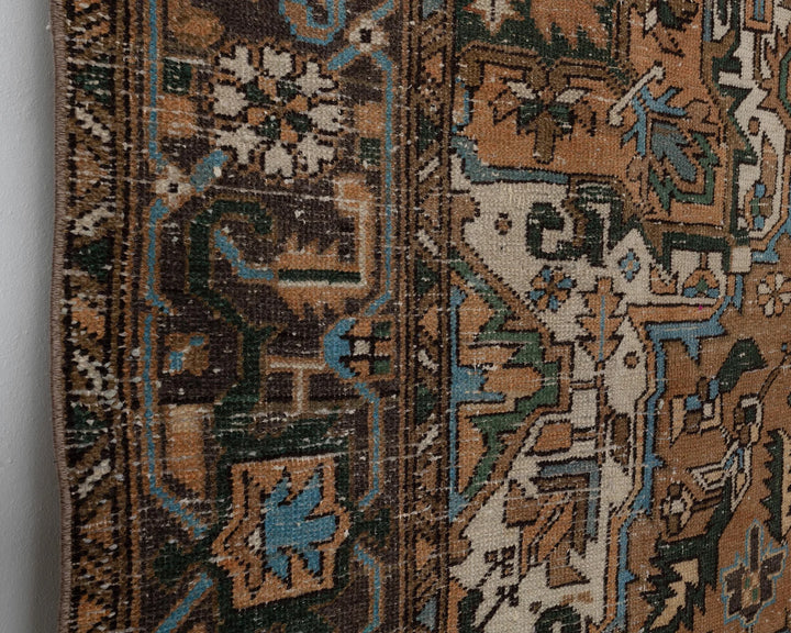 Multicolor Turkish Oushak Rug 8' 4" x 12' 2" Hand-Knotted | No. VR15251
