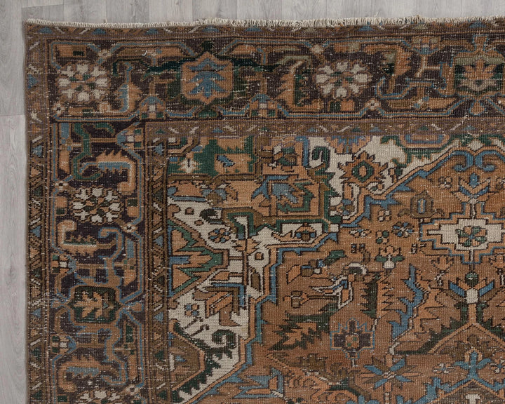 Multicolor Turkish Oushak Rug 8' 4" x 12' 2" Hand-Knotted | No. VR15251