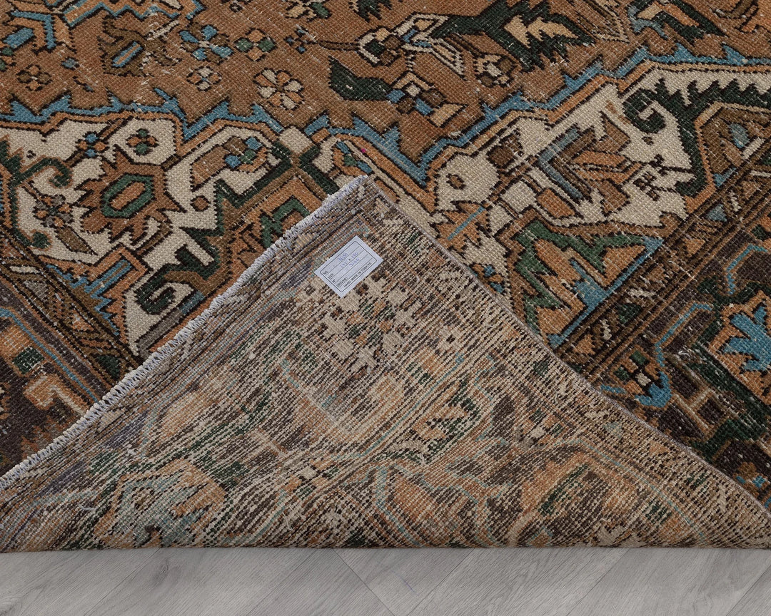 Multicolor Turkish Oushak Rug 8' 4" x 12' 2" Hand-Knotted | No. VR15251