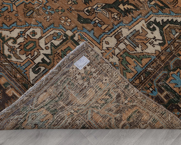 Multicolor Turkish Oushak Rug 8' 4" x 12' 2" Hand-Knotted | No. VR15251