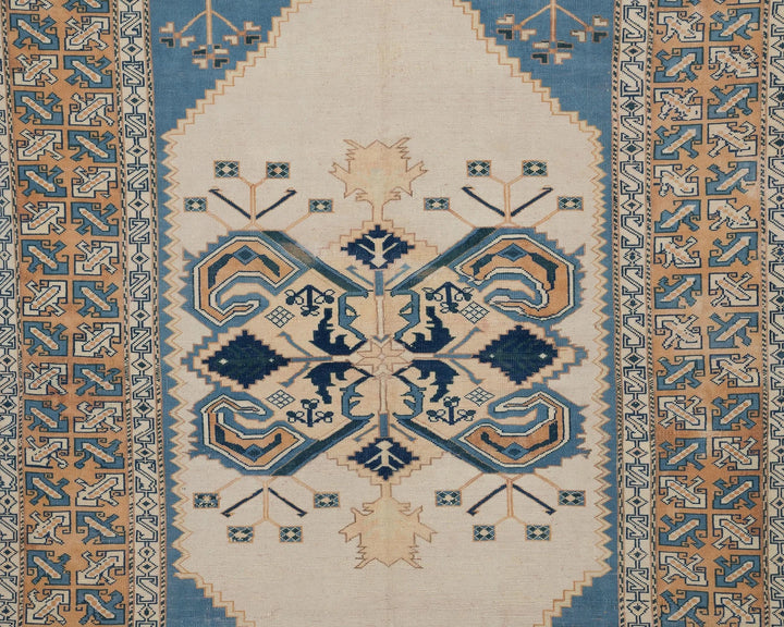 Multicolor Turkish Oushak Rug 6'2" x 8'2" Hand-Knotted | No. VR15347