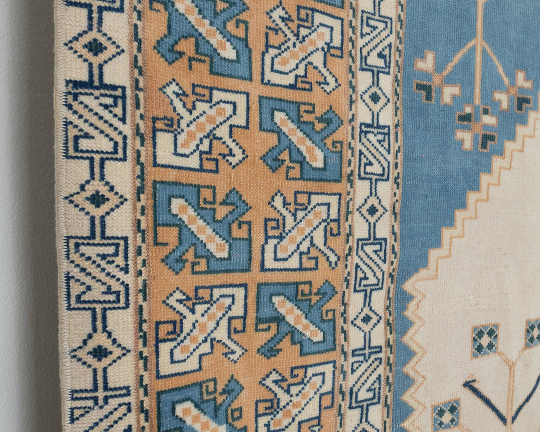 Multicolor Turkish Oushak Rug 6'2" x 8'2" Hand-Knotted | No. VR15347