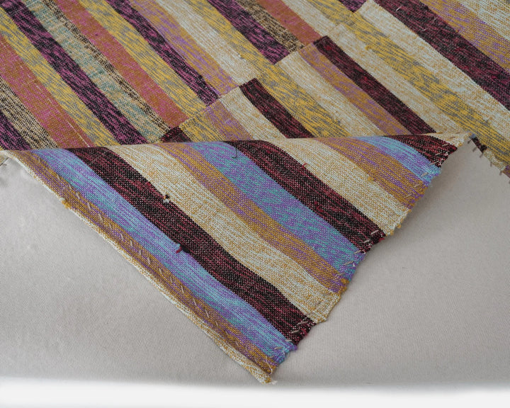 Multicolor Turkish Kilim Rug 9' 2" x 6' 7" Flat-Weave | No. VR15559