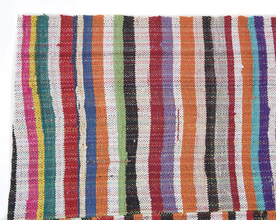 Multicolor Turkish Kilim Rug 7' 5" x 10' 4" Flat-Weave | No. VR15572