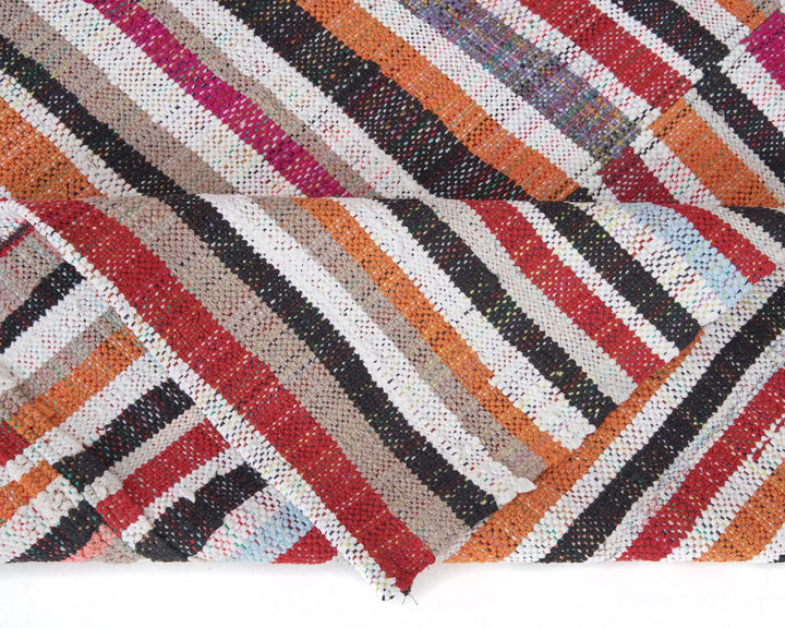 Multicolor Turkish Kilim Rug 7' 5" x 10' 4" Flat-Weave | No. VR15572