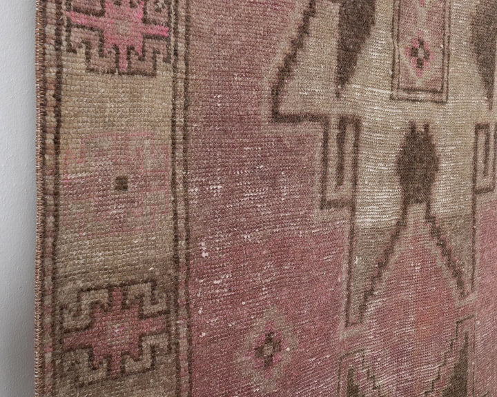 Multicolor Turkish Oushak Rug 3' 11" x 11' 10" Hand-Knotted | No. VR15644