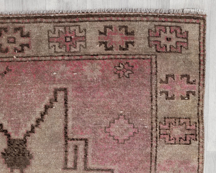 Multicolor Turkish Oushak Rug 3' 11" x 11' 10" Hand-Knotted | No. VR15644
