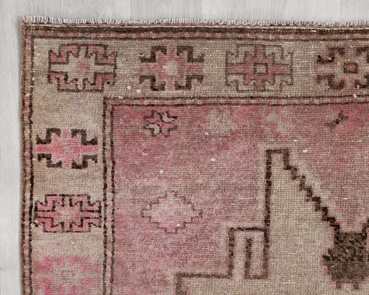 Multicolor Turkish Oushak Rug 3' 11" x 11' 10" Hand-Knotted | No. VR15644