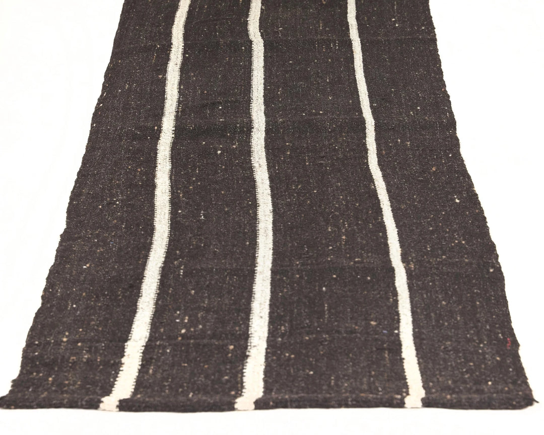 Brown Turkish Kilim Rug 2'2" x 13'5" Flat-Weave | No. VR15684